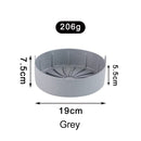 AirFryer-Silikon-Topf, quadratisch, Luftfritteusen, Ofen, Backblech, Brot, gebratenes Huhn, Pizzakorb, Unterlage, Ersatz-Grillpfanne, Zubehör