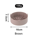 AirFryer-Silikon-Topf, quadratisch, Luftfritteusen, Ofen, Backblech, Brot, gebratenes Huhn, Pizzakorb, Unterlage, Ersatz-Grillpfanne, Zubehör