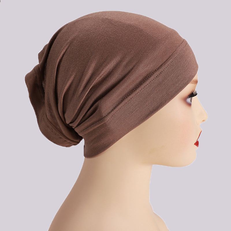 Musulmán Underscarf mujeres velo Modal Hijab musulmán mujeres bufanda turbantes cabeza para mujeres mujeres Hijabs Hijab gorras sombrero islámico