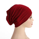 Muslimischer Unterschal Frauen Schleier Modal Hijab Muslimischer Frauen Schal Turbane Kopf für Frauen Frauen Hijabs Hijab Caps Hut Islamisch