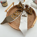 Corea cinta larga perlas bandas para el cabello lazo para el cabello Scrunchies para mujeres niñas verano Floral estampado Pontail lazos para el cabello accesorios para el cabello