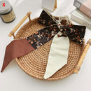 Corea cinta larga perlas bandas para el cabello lazo para el cabello Scrunchies para mujeres niñas verano Floral estampado Pontail lazos para el cabello accesorios para el cabello