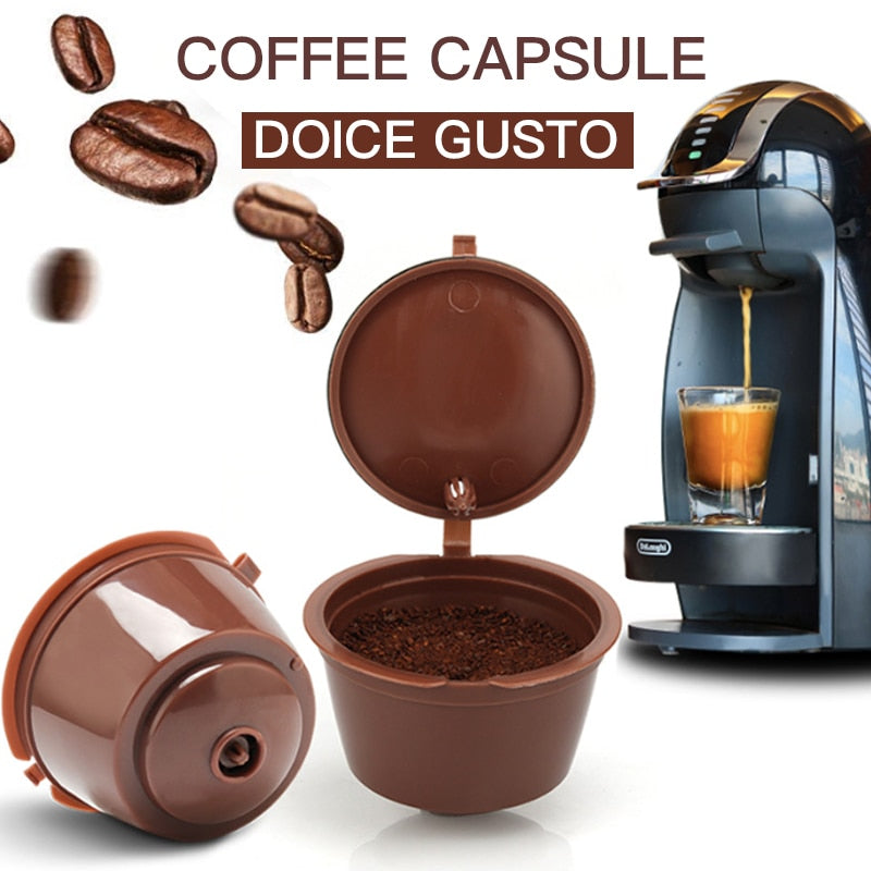 Cápsula de café Nespresso 1/2/3 uds, cápsula de filtro de café reutilizable nestle dolce gusto, cápsula de café rellenable
