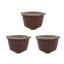 Nespresso 1/2/3PCS coffee capsule nestle dolce gusto capsule reusable coffee filter capsule machine refillable cafe capsula