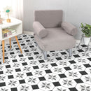 10Pcs Bathroom Kitchen Bedroom Floor Stickers Self-Adhesive Wear-Resistant Waterproof Non-Slip Stickers Toilet Tile Stickers