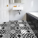 10Pcs Bathroom Kitchen Bedroom Floor Stickers Self-Adhesive Wear-Resistant Waterproof Non-Slip Stickers Toilet Tile Stickers