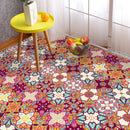 10Pcs Bathroom Kitchen Bedroom Floor Stickers Self-Adhesive Wear-Resistant Waterproof Non-Slip Stickers Toilet Tile Stickers