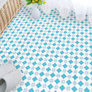 10Pcs Bathroom Kitchen Bedroom Floor Stickers Self-Adhesive Wear-Resistant Waterproof Non-Slip Stickers Toilet Tile Stickers
