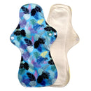 Lecy Eco Life reusable menstrual pads for heavy flow 1pc 13&quot; Flamingo printed night use, large size breathable women cloth pads