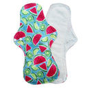 Lecy Eco Life reusable menstrual pads for heavy flow 1pc 13&quot; Flamingo printed night use, large size breathable women cloth pads