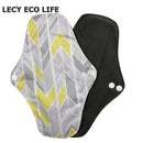 [LECY ECO LIFE] bamboo charcoal fleece inner lady cloth menstrual pads Flamingo printed,Reusable waterproof Mummy pads for Women