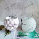 Moldes redondos para portavelas de arcilla y cemento, maceta de hormigón, maceta de silicona, molde para recipiente, vela de yeso, molde de resina epoxi