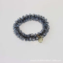 Women Elegant Crystal Pearl Hair Ring Ties  Beads Ponytail Holders Hair Accessories Elastic Hair Band Girls Scrunchies Bracelet