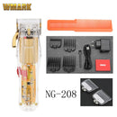 2021 WMARK New Model NG-108 Rechargeable Hair Cutting Machine Hair Clippers Trimmer Transparent Cover White Or Red Base 7300rpm