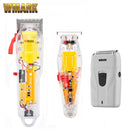 2021 WMARK New Model NG-108 Rechargeable Hair Cutting Machine Hair Clippers Trimmer Transparent Cover White Or Red Base 7300rpm