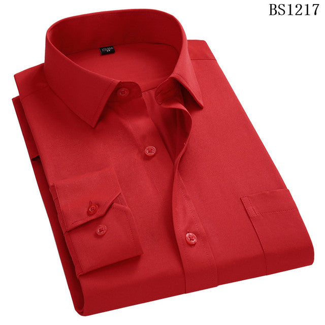 Camisa de manga larga informal de negocios para hombre de talla grande 8XL 7XL 6XL 5XL 4XL, camisas de vestir sociales clásicas a rayas para hombre