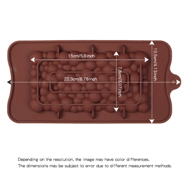 Nuevo molde de silicona para Chocolate, molde antiadherente para pasteles, gelatina, caramelo, moldes DIY 3D, accesorios de cocina, herramientas reutilizables para hornear