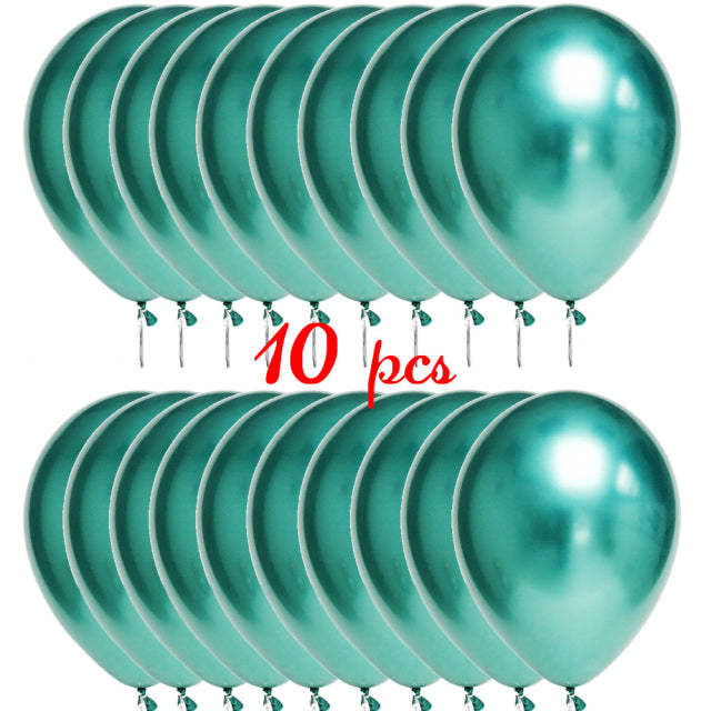 10/20 Star Confetti Balloons Metallic Confetti Latex Transparent Ballon Baby Shower Birthday Party Wedding Decoration Ball Globo