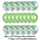 10/20 Globos de confeti de estrellas Confeti metálico Látex Globo transparente Baby Shower Fiesta de cumpleaños Bola de decoración de boda Globo