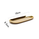 Edelstahl Gold Ablageschale Obst Sancks Schmuck Display Platte Küche Organizer Werkzeuge Metalldichtung Clip Bean Löffel Clip