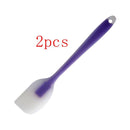 Kitchen Silicone Spatula Translucent For Cooking Dough Scrape Cream Heat-Resistant Utensils Baking Cake Brush Tools