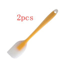 Kitchen Silicone Spatula Translucent For Cooking Dough Scrape Cream Heat-Resistant Utensils Baking Cake Brush Tools