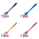 Kitchen Silicone Spatula Translucent For Cooking Dough Scrape Cream Heat-Resistant Utensils Baking Cake Brush Tools