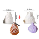 DIY Candles Mould wax Candles mold Aromatherapy Plaster Candle 3D Silicone Mold Handmade Soy Cube Soap Molds