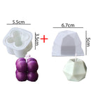 DIY Candles Mould wax Candles mold Aromatherapy Plaster Candle 3D Silicone Mold Handmade Soy Cube Soap Molds