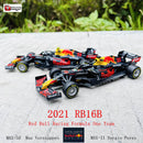 Bburago 1:43 2021 F1 Red Bull Racing RB16B 33 # Max Verstappen 11 # Sergio Perez Fórmula uno Simulación de aleación súper modelo de coche de juguete