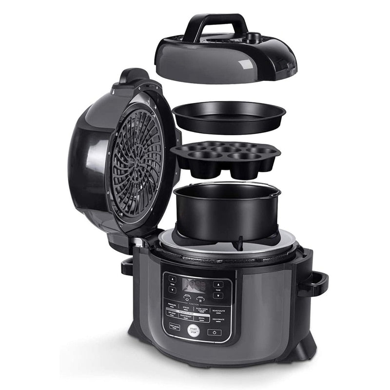 7 Set Pressure Cooker, Steamer &amp; Air Fryer Bakeware Accessories Compatible for Ninja Foodi 5&amp;6.5&amp;8 Qt OP101,OP301,OP302