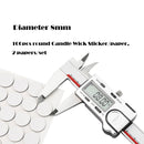 1 Roll 200 Feet 61M White Candle Wick Cotton Candle Woven Wick  For DIY Candle Making Material Smokeless Wax Pure Cotton Core