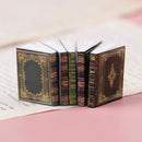 Hot！3pcs/set 1:12 Dollhouse Miniature Classical Book Scene Model Accessories Toys