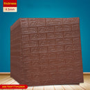 12 uds, autoadhesivo, impermeable, Fondo de TV, papel tapiz de ladrillo, pegatina de pared 3D, papel tapiz para habitación, Mural decorativo para dormitorio