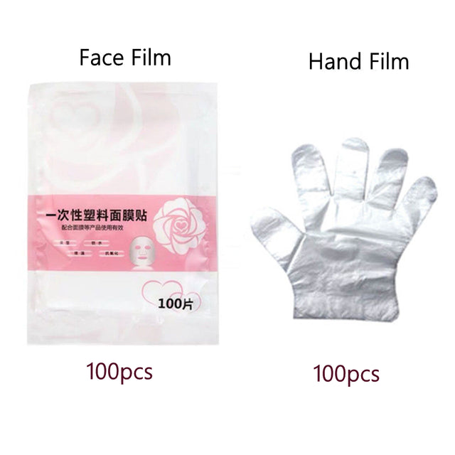 Disposable Plastic Film For Face Fresh keeping Film Mask Ultra Thin Skin Care Paper Beauty Salon Promote Products Absorption