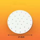 100pcs 9/8/7 Inch Air Fryer Liners Perforated Non-stick Mats Perforated Parchment Papers Steaming Basket Mat Baking for Kitchen