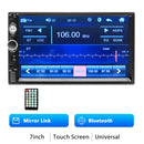 Podofo 2 din Car Radio 7&quot; HD Autoradio Multimedia Player 2DIN Touch Screen Auto audio Car Stereo MP5 Bluetooth USB TF FM Camera