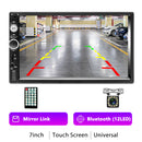 Podofo 2 din Car Radio 7&quot; HD Autoradio Multimedia Player 2DIN Touch Screen Auto audio Car Stereo MP5 Bluetooth USB TF FM Camera