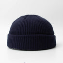 Fashion Hip Hop Beanie Knitted Hat Men Skullcap Women Winter Warm Brimless Baggy Melon Cap Cuff Docker Fisherman Beanies Hats