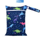 EezKoala Mini Wet Bag For Baby Cloth Diaper Bag For Menstrual Pads 18X25cm,Zipper Waterproof Reusable and Washable Wetbag