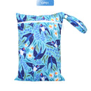 EezKoala Mini Wet Bag For Baby Cloth Diaper Bag For Menstrual Pads 18X25cm,Zipper Waterproof Reusable and Washable Wetbag