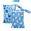 EezKoala Mini Wet Bag For Baby Cloth Diaper Bag For Menstrual Pads 18X25cm,Zipper Waterproof Reusable and Washable Wetbag