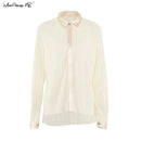 Mnealways18, pantalones de pierna ancha plisados ​​Beige, pantalones de mujer, moda 2022, pantalones sueltos informales, pantalones largos elegantes de oficina para mujer