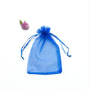 Venta al por mayor 50 unids/lote bolsa de Organza ajustable 5x7 cm 7x9 cm 9x12 cm 10x15 cm cordón joyería embalaje dulces regalos de boda bolsas