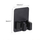 Stainless Steel Mop Hook Wall Mounted Mop Organizer Storage Rack Brush Broom Hanger Kitchen Bathroom Hanging Mops Holder Clips