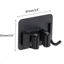 Stainless Steel Mop Hook Wall Mounted Mop Organizer Storage Rack Brush Broom Hanger Kitchen Bathroom Hanging Mops Holder Clips