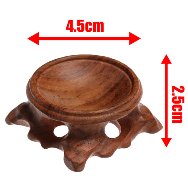 1 stück Retro Säure Zweig Holz Ständer Basis Für Kristallkugel Halter Kugel Globus Stein Miniatur Home Collection Langlebig Dekor