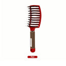 Anti Klit Hair Brush Bristle&amp;Nylon Hair Combs for Women Wet Dry Curly Detangling Hair Brush Salon Hairdressing Styling Tools
