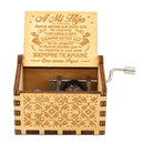 Wood Carving and Color Printing Music Box for Deautiful Wife, Daughter/Son Holiday Gift Christmas gift You Are My Sunshine Music