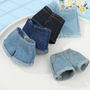Multi Style Denim 11.5&quot;Jeans Bottoms Shorts For Doll Clothes Outfits Short Pants For Blythe 1/6 Dolls Accessories